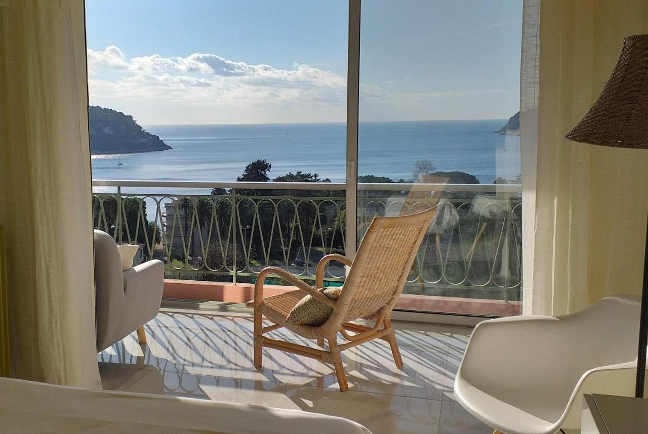 Vue mer exceptionnelle entre Nice et Monaco Villefranche-sur-Mer Extérieur photo