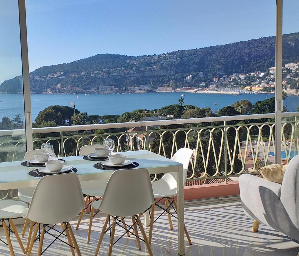 Vue mer exceptionnelle entre Nice et Monaco Villefranche-sur-Mer Extérieur photo