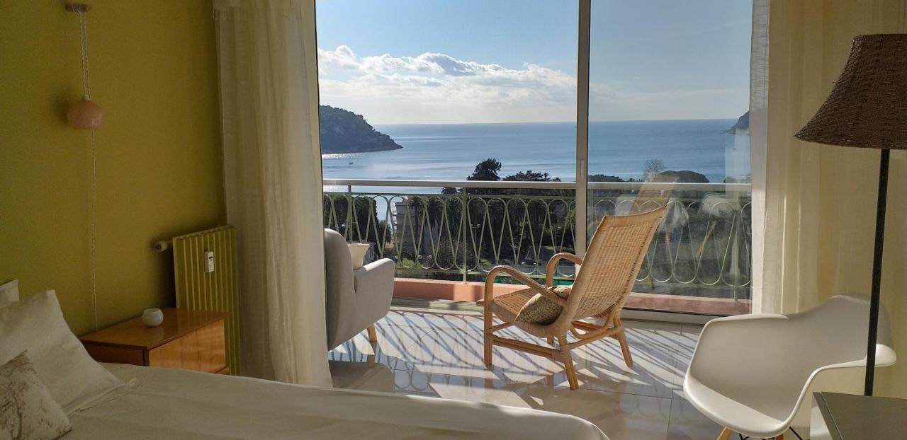 Vue mer exceptionnelle entre Nice et Monaco Villefranche-sur-Mer Extérieur photo