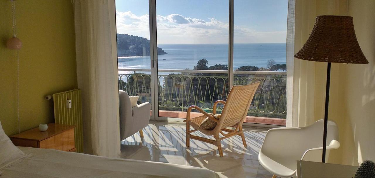 Vue mer exceptionnelle entre Nice et Monaco Villefranche-sur-Mer Extérieur photo