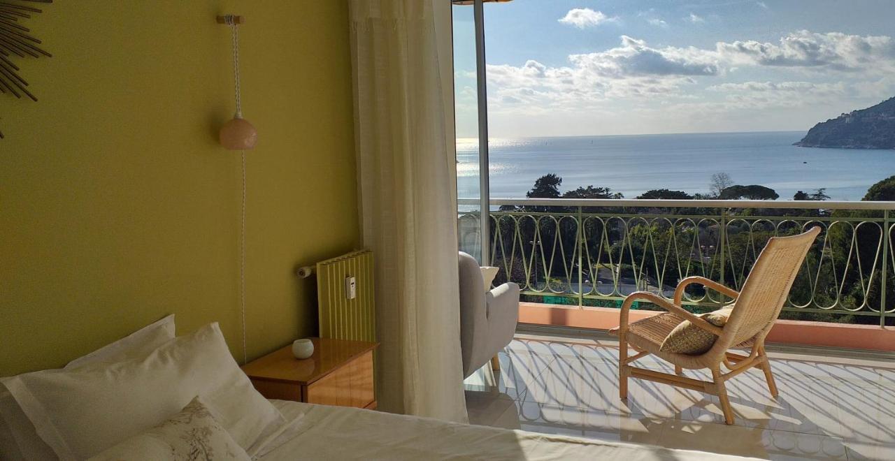 Vue mer exceptionnelle entre Nice et Monaco Villefranche-sur-Mer Extérieur photo