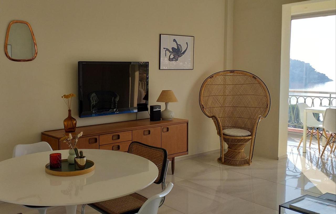 Vue mer exceptionnelle entre Nice et Monaco Villefranche-sur-Mer Extérieur photo