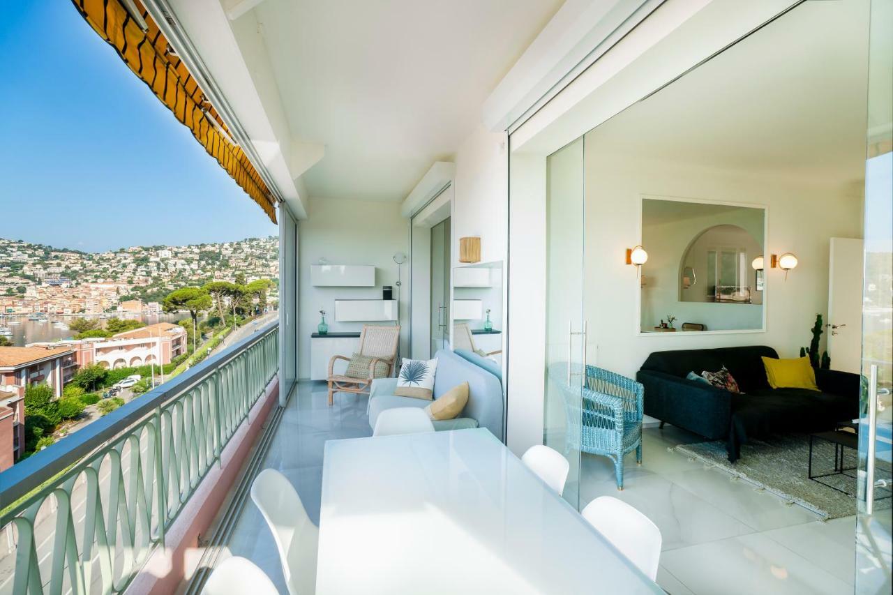 Vue mer exceptionnelle entre Nice et Monaco Villefranche-sur-Mer Extérieur photo