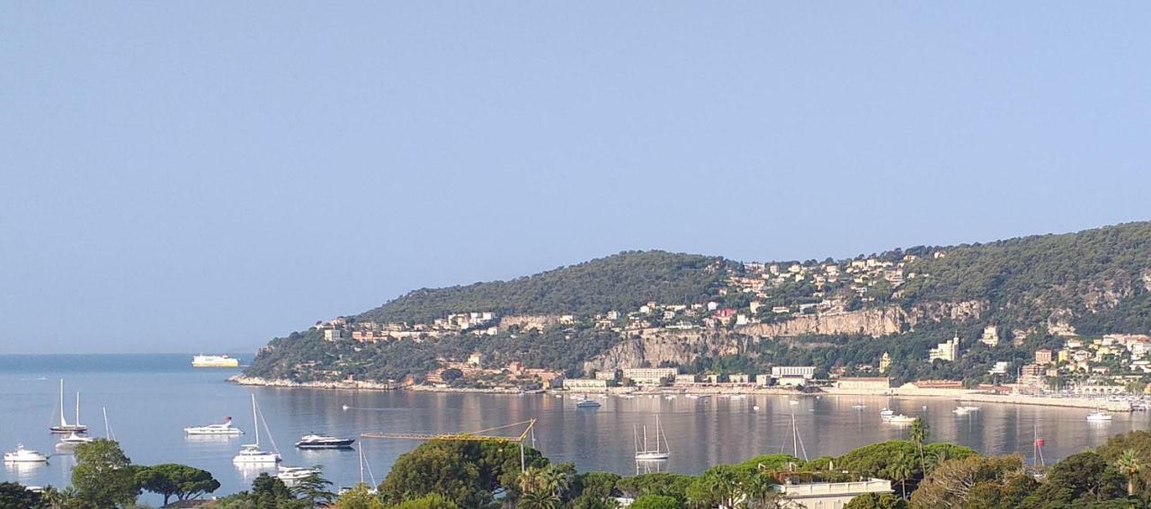 Vue mer exceptionnelle entre Nice et Monaco Villefranche-sur-Mer Extérieur photo